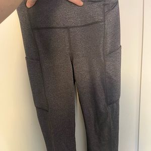 Gray lulu lemon leggings. Size 4. Worn once